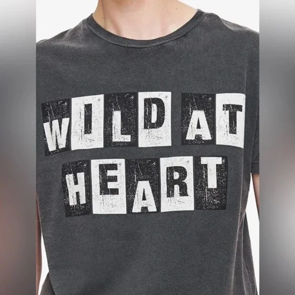 Anine Bing Vintage Wild Heart Tee Size XS